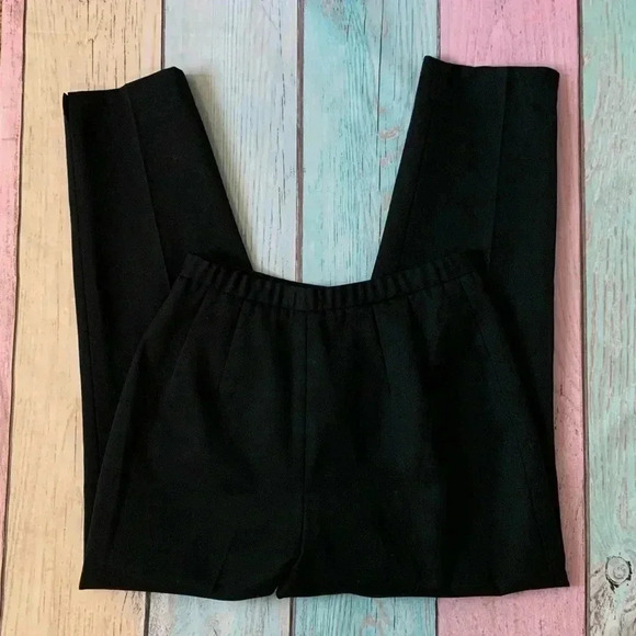 Black high waist wool trousers - Picture 6 of 7